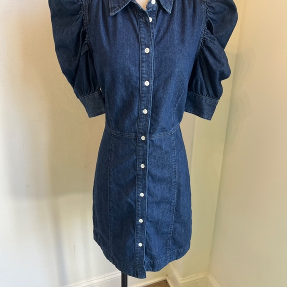 FRAME denim dress with sleeve detail, size S/P - Picture 2 of 4